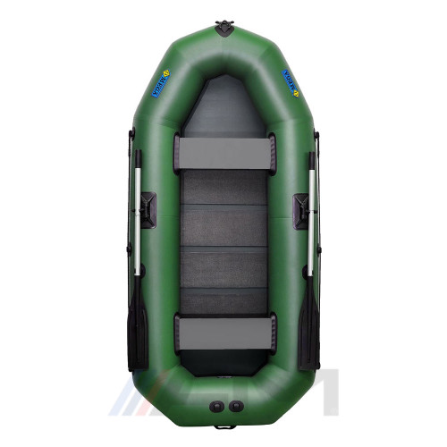 OMEGA - Надуваема гребна лодка с твърдо дъно 270 LS - зелена